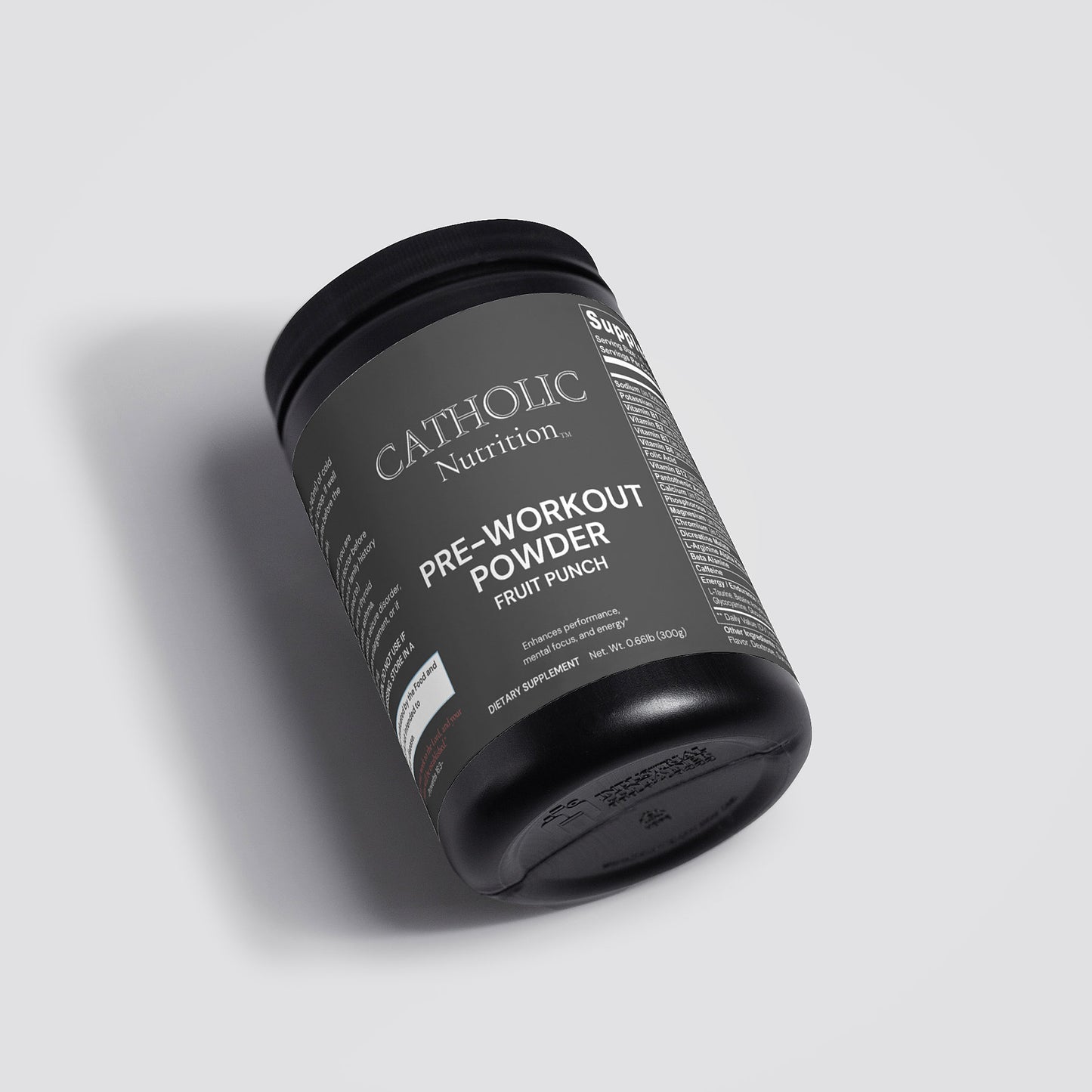 Catholic Nutrition Pre-Workout (Fruit Punch)