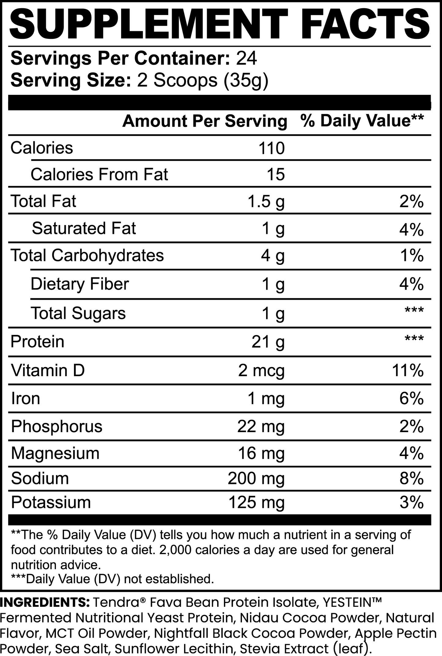 Plant-Based Protein (Chocolate)